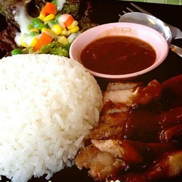 ข้าวสเต็กไก่เทอริยากิ