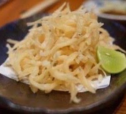 ปลาเงินญี่ปุ่นทอดกรอบ Shirauo fish