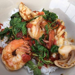 ข้าวกระเพราทะเล,ปลา