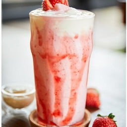 สตอเบอรี่โยเกิร์ตปั่น