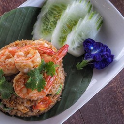 ข้างผัดกุ้ง พิเศษกุ้ง