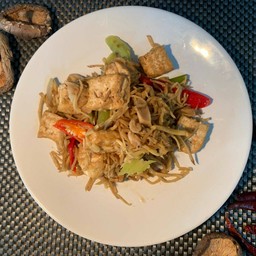 ผัดขิงเต้าหู้พริกหยวก