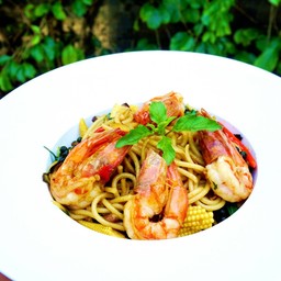 สปาเก็ตตี้ ขี้เมากุ้ง