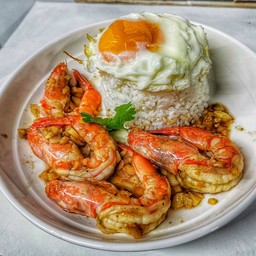ข้างกุ้งกระเทียมพริกไทย