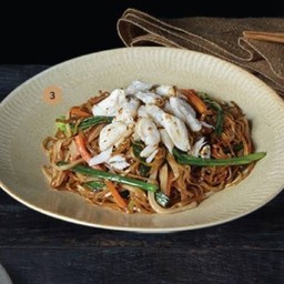 โกยซีหมี่ผัดแห้งปู