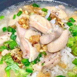 ข้าวต้มทรงเครื่องไก่