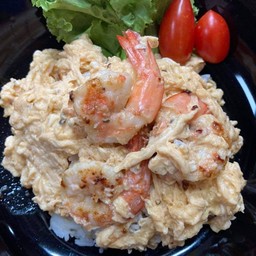 ข้าวไข่ข้นกุ้ง