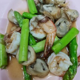 หน่อไม้ผัดกุ้ง