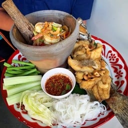 ปลากระพงลงครก