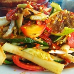 ตำแตง+ไหลบัวปูปลาร้า