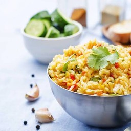 ข้าวผัดมังสวิรัติ