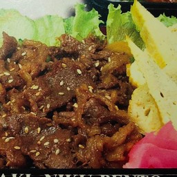 ข้าวหน้าเนื้อผัดซีอิ้ว