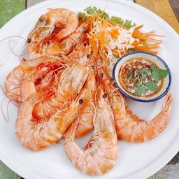 กุ้งสด หวานมาก น้ำจิ้มแซ่บ