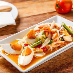 ตำไทยไข่เค็ม