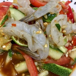 ตำแตง กุ้งสด