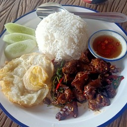 กระเพรา หมูตุ๋น