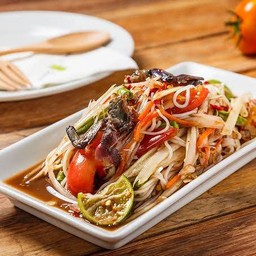 ตำซั่วปูปลาร้า