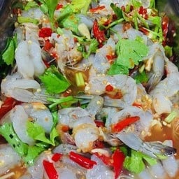 ยำกุ้งสด