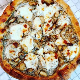 Cream of Champignon & Truffle Pizza