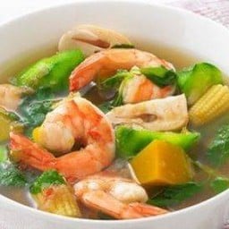แกงเลียงกุ้งสด