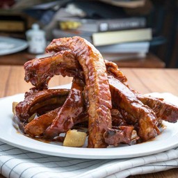 ซี่โครงหมูใหญ่มากสูตรดั้งเดิม