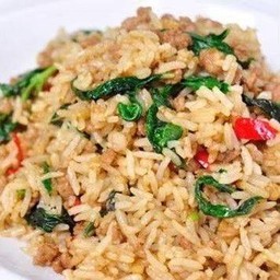 ข้าวผัดกระเพราคลุก