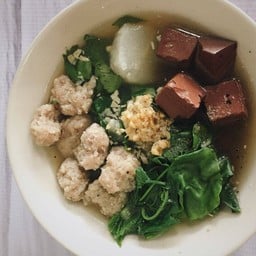 ต้มเลือดหมูตำลึง