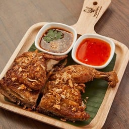 ไก่ย่าง สูตรย่างหนังกรอบ