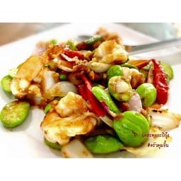 สะตอผัดกะปิ กุ้ง
