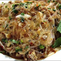 ลาบหมูวุ้นเส้น