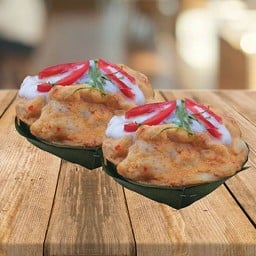 ห่อหมกปลากรายใบโหระพา 2 กระทง