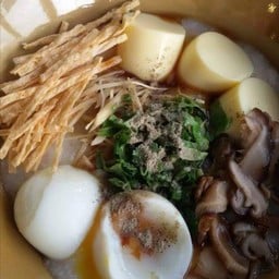 โจ๊กมังสวิรัติ+ไข่