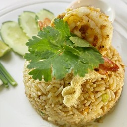 ข้าวผัดมันกุ้ง  Kao pad mun-kung