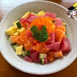 ข้าวหน้าปลาดิบรวม
