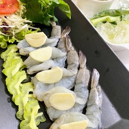 กุ้งแช่น้ำปลา  Kung chae nam-pla
