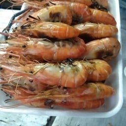 กุ้งเผาน้ำจิ้มรสเด็ด