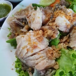 เนื้อปลาเก๋าลวกจิ้ม