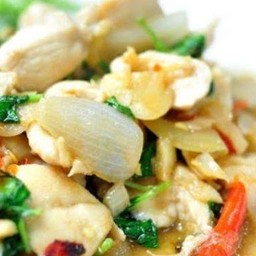 ผัดกระเพราไก่