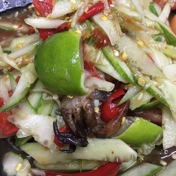 ตำแตง (ไทย- ปลาร้า -ปู ) ระบุให้ด้วยจ้า