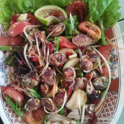 ตำหอยแครง