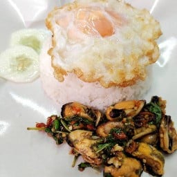 อินดี้หมูทอดจับกังกระเพราถาด iพฤกษาวิลล์85