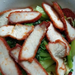 บะหมี่หมูแดง ธรรมดา