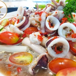 ยำปลาหมึกไข่เป็นดาว (เดลิเวอรี่)