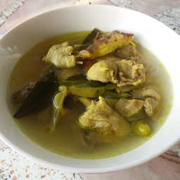 ไก่บ้าน ต้ม ขมิ้น