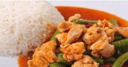 ข้าวพริกแกงไก่
