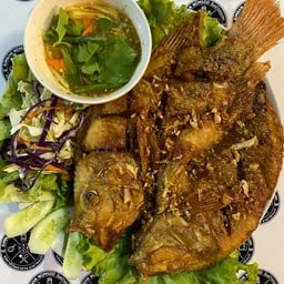 ปลาทับทิมทอดน้ำปลา