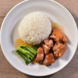 ข้าวขาหมูซัวเถา+ซุป