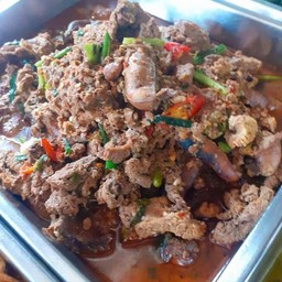 ไข่ปลาผัดพริก
