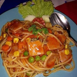 สปาเก็ตตี้แฮม  อิตาเลียนซอลแดง