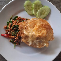 ข้าวผัดกระเพราหมู